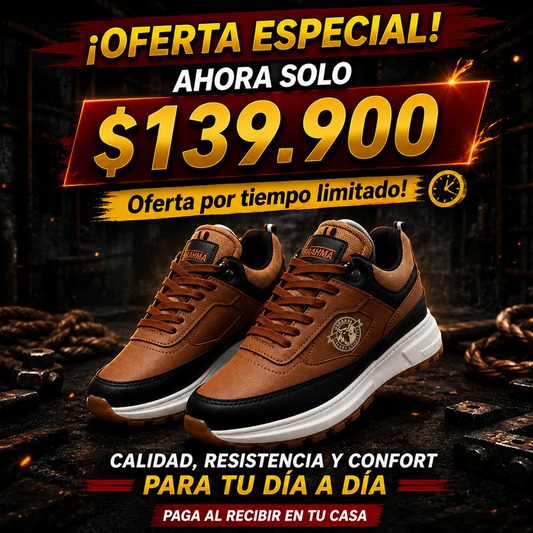 🔥 PROMO Zapatos Brahma - 65 % de descuento, solo hoy